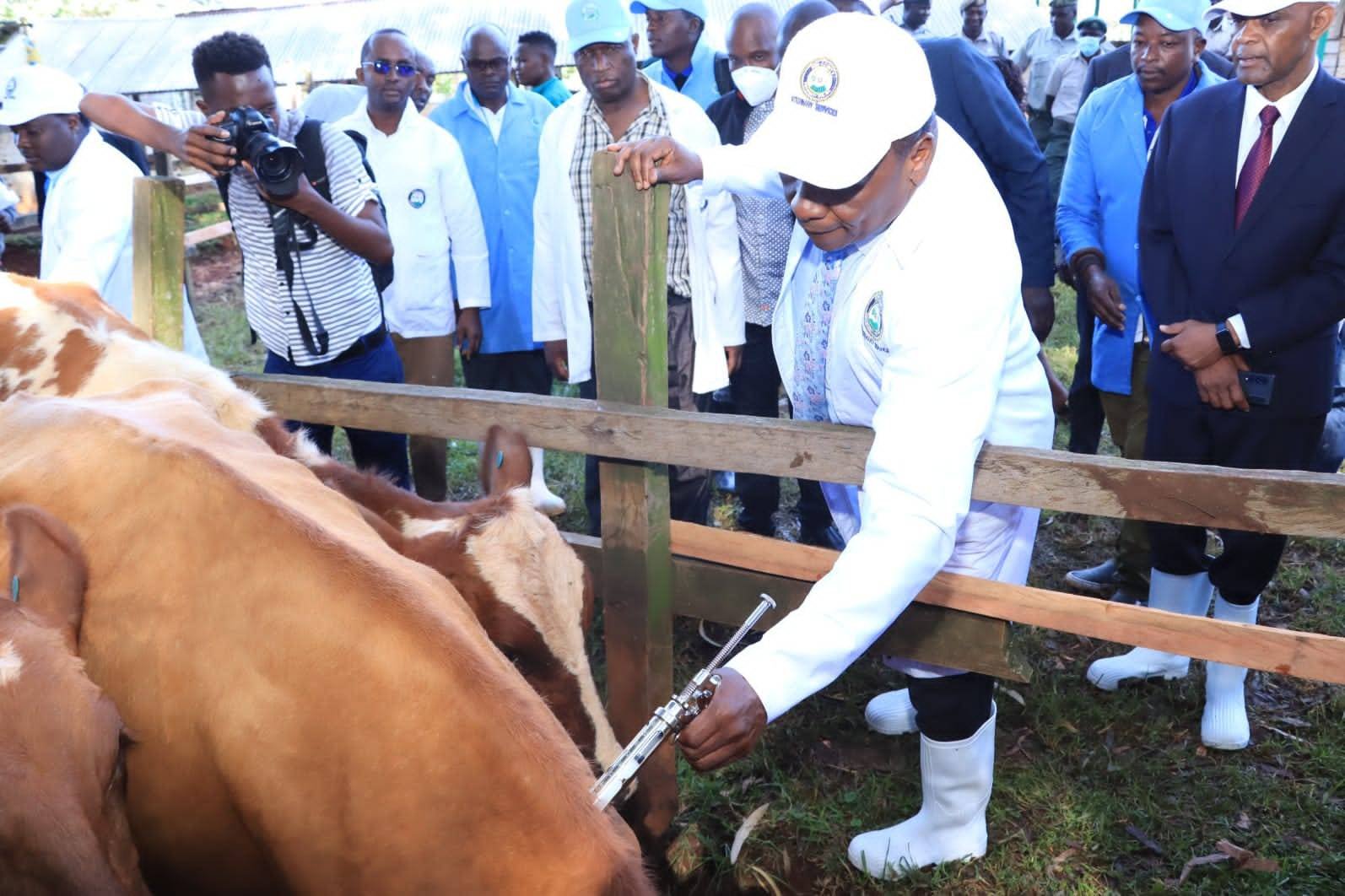 Kisii Deputy Governor Hon Dr. Robert Monda in Kisii Agricultural Training Center.