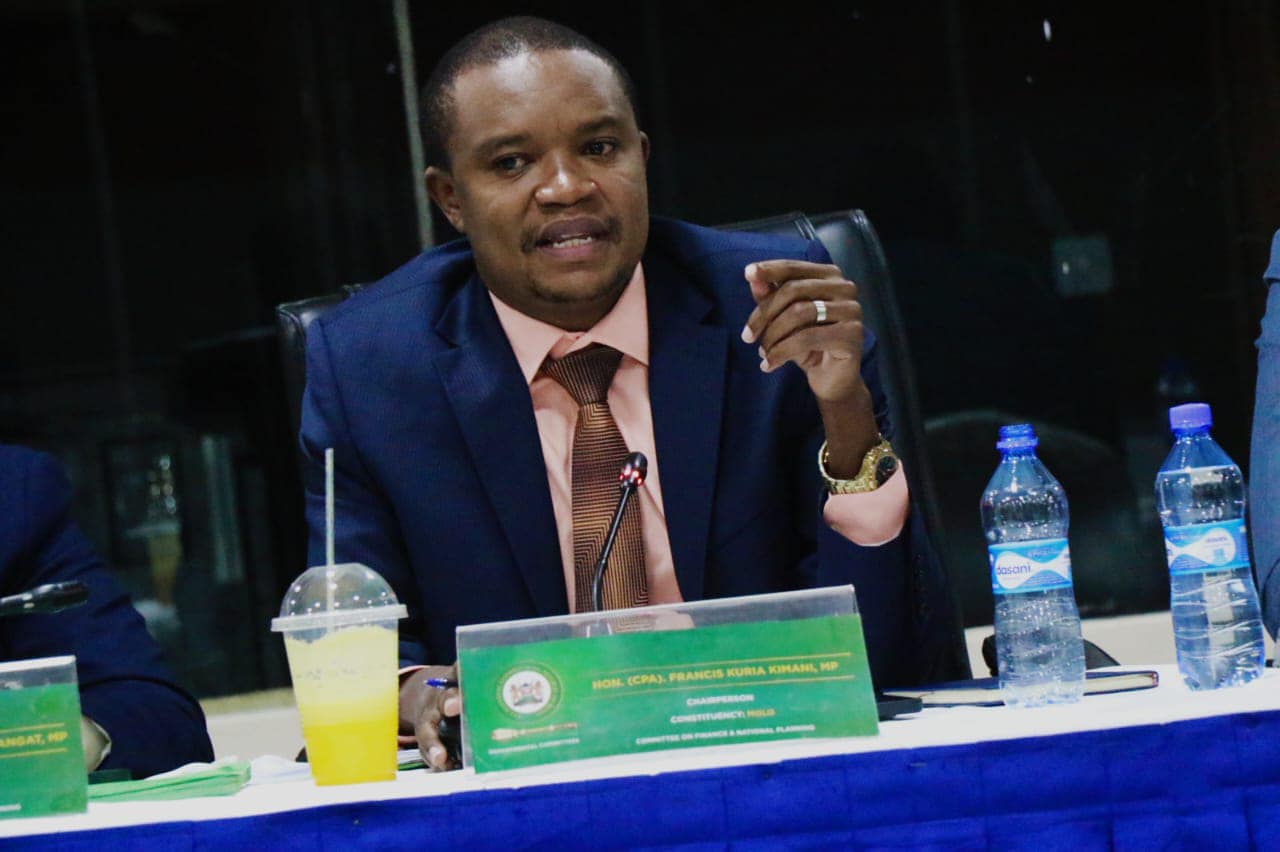 Hon. Kimani Kuria during the finance Bill Public hearing session