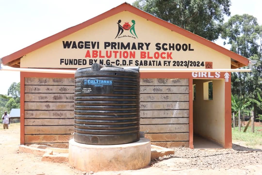 Schools in Sabatia benefit from the exhaustible ablution blocks projects