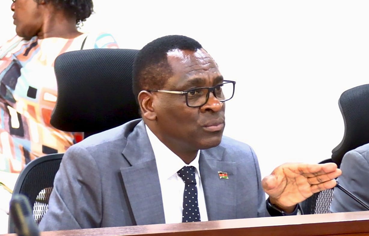 Kisii University Vice Chancellor Nathan Ogechi appearring before the Public Investment Committee on Education and Governance in Parliament on 18th February 2026.