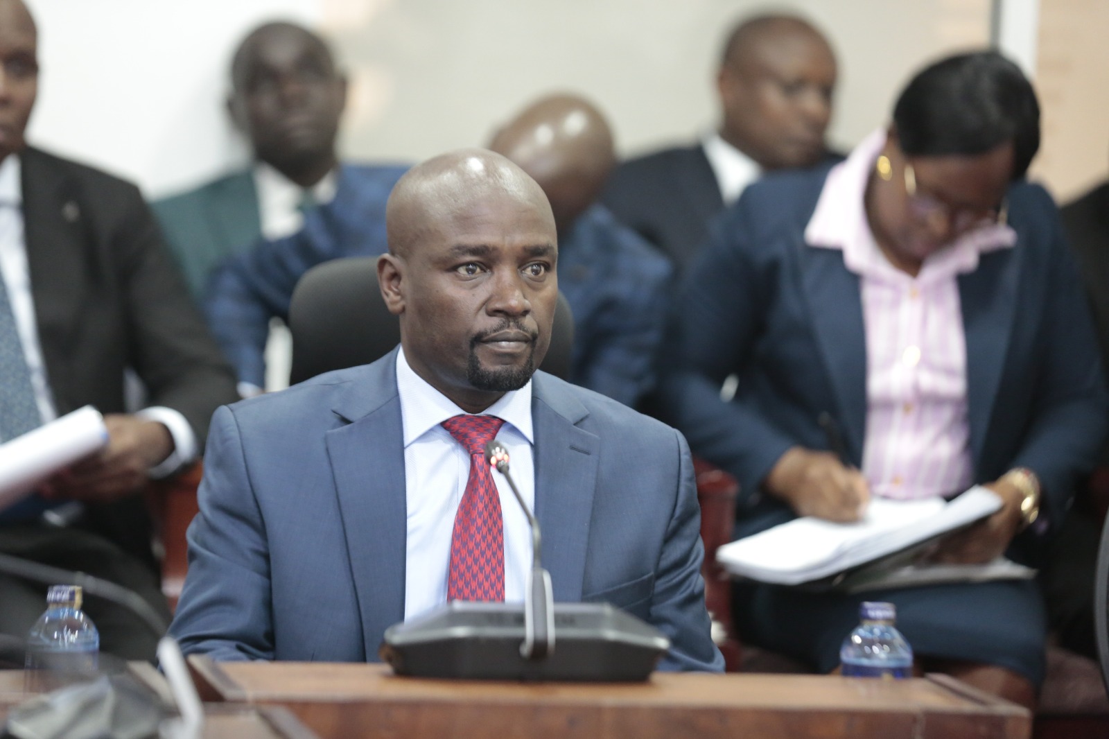 Bomet Governor Hillary Barchok when appeared before the Senate Committee on 23rd, March 2026 in Parliament.