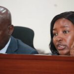 From left: Kenya Airports Authority MD Moses Wekesa and State Department for Aviation and Aerospace PS Teresia Mbaika appear before the National Assembly Lands Committee in Parliament on 25th August, 2026. PHOTO/DAVID BOGONKO NYOKANG'I